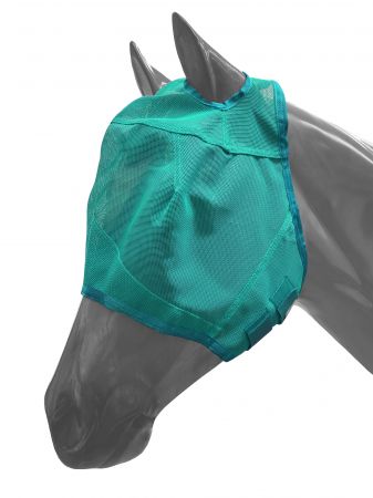 Showman Mesh Rip Resistant Pony Size Fly Mask No Ears with Velcro Closure #6